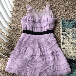 BCBG lavender cocktail dress size 4